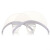 名典上品 微笑透明口罩 酒店餐饮餐厅食堂卫生 食品级口罩 厨房厨师口罩  标准防雾款 10只/盒MS-100