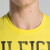 TOMMY HILFIGER 字母徽标印花短袖T恤  1957890041MS 720明黄色 M