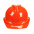 谋福CNMF 8413 ABS V型透气安全帽工程帽 可定制logo收费 橙色款