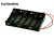 TaoTimeClub 电池保护座 电池盒 电池座 充电座5号 7号1节2节3节4节 多种规格可选 6节5号带线（1个）