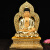 吉旺来鎏金贴金三宝佛坐像摆件金刚座释迦牟尼佛大势至地藏王观音菩萨 三宝佛整套 19寸/高48厘米