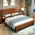 鲁菲特床实木床双人床1.8米2米实木橡胶木床主卧1.5米床实木床双人床 床+床头柜*2+椰棕床垫 1500*2000(框架床)