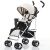 迪马（DM） 婴儿推车可坐可躺超轻便携式手推车折叠避震婴儿车伞车儿童宝宝 普通款-时尚蓝