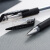 【京东JOY联名款】英雄（HERO）858J-8 黑色0.5mm碳素中性笔 签字笔 水笔8支装