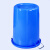 科力邦（Kelibang） 大号塑料桶 圆形收纳桶大容量水桶酒店厨房工业环卫物业垃圾桶 50L白色无盖 KB3001