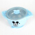 迪士尼（Disney）宝宝儿童保温餐具套装 婴幼儿316不锈钢可注水保温吸盘碗小孩勺叉三件套 米奇蓝色