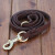 PETCARE高品质牛皮宠物牵引绳狗绳狗链德牧训练绳 进口铜钩件 1.3厘米宽 总长200厘米
