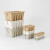 日本Midori pulp storage系列环保纸浆卡片明信片收纳盒笔盒 Pulp纸浆明信片收纳盒 浅棕色