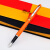 Pimio 毕加索  商务/学生/书写练字笔 安格丽斯钢笔 PS-608 橙黄 宝珠笔/签字笔 0.5mm 1支装/带礼盒