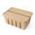 日本Midori pulp storage系列环保纸浆卡片明信片收纳盒笔盒 Pulp纸浆明信片收纳盒 浅棕色