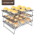 学厨 烤架 黑色可折叠蛋糕面包冷却架凉网晾架 私房烘焙 WK9127-单个冷却架