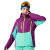 RUNNING RIVER奔流 女士 冬 户外运动透气保暖专业款修身双板滑雪服上衣N7452N 358紫色 S