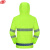 谋福  户外荧光绿格反光分体雨衣套装 交通路政成人男女骑行用 荧光绿格YGL02 M-165