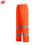 谋福 荧光桔色安全反光分体雨衣雨裤套装 环卫保洁雨衣 YGC05 XL170