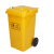 星工（XINGGONG） 医疗垃圾桶黄色脚踏加厚 诊所卫生院医用废物垃圾桶定制 240L加厚挂车款