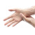谋福CNMF 一次性透明PVC手套 检查手套 餐饮美容手套 100只/盒 一次性PVC手套 小号