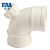 公元（ERA）管道PVC-U管排水管配件管材管件90°弯头带检查口国标生产 D110