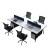 YOE.FTY屏风工位办公桌职员卡座办公室桌椅组合46人位钢架办公家具电脑桌 单人位（含柜）