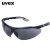 UVEX防护眼镜9160076护目镜 休闲款镜腿可调柔软贴面 德国优维斯i-vo安全眼镜 灰黑 1副装
