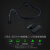 雷蛇（Razer） 火精灵和雷蛇USB音频增强器专业直播游戏耳麦 电容麦克风 专业录音话筒 黑色