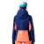 Running river奔流 女士透气保暖专业款修身双板滑雪服上衣N7452N 290蓝色 S