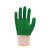 劳保佳 尼龙丁晴手套 十三针浸胶涂掌手套 挂胶 耐磨用耐油酸 13针彩色丁腈手套 绿色