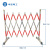 中宝电工 1.2*2.5m 不锈钢伸缩式围栏 安全施工防护栏 施工隔离栅栏 现做 货期1-15天