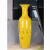 景鑫景德镇陶瓷器黄色牡丹落地大花瓶客厅酒店摆件 1米1.2米1.4米1.6 单个1.8米 木架