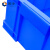 固乡加厚零件盒长方形周转箱塑料物料盒配件箱螺丝五金工具盒 红色A3#箱 340*265*130MM