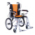 亿佰康轮椅折叠轻便手动轮椅车 老人旅行便携小轮椅 儿童免充气轮椅 实心胎轮椅代步车 后轮充气