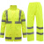 安美尚（ams）UB-005 救援雨衣反光服道路交通制服荧光黄应急救援 套装 XL码 1套 定做