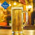 奥丁格 德国进口 自然混浊型小麦啤酒500ml*12罐 整箱装 德国啤酒