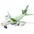 男孩合金飞机模型声光客机模型玩具仿真摆件飞机回力飞机玩具A380客机波音777战斗机 空客A380颜色随机要什么颜色可以备注