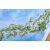 3D凹凸立体中国地形图+世界地形图套装（尺寸1.06m×0.74m）学生地图政务用图办公室书房装饰（套装共2册）