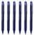 百乐日本LFBK-23按动可擦笔摩磨擦可擦水笔中性水笔 LFBK-23EF蓝黑色0.5MM 12支装