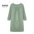 AIGLE法国AIGLE 艾高 女士时尚长款亚麻衬衫 SEASTAR 龙舌兰绿 812450104 36(160)