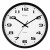 汉时(Hense) 金属挂钟客厅钟表创意现代简约时钟12英寸家用时尚石英钟HW04 黑色12寸