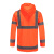 安美尚（ams）UB-006 橘红色救援服 安全执勤环卫公路道路雨衣高端防水工作服 上衣 L码 1件 定做
