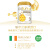 爱尔兰原装进口 惠氏(Wyeth) 启赋A2蛋白配方婴幼儿奶粉3段(1-3岁) 900g*6罐