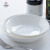 瓷秀源 纯白骨瓷盘子陶瓷碟子菜盘饭盘牛排盘西餐盘简约瓷器可定制 10.5英寸饭盘1个 直径 26.6cm