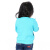 纤丝鸟（TINSINO）童装儿童新款男童女童抓绒卫衣开衫外套THY0533439D8 四色小花 蓝绿 90