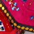 红舞鞋蒙古族帽子表演帽道具帽演出帽新疆花帽可加辫90344 玫红色 均码
