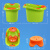 七彩宝贝（QCBABY）婴儿洗澡盆儿童洗澡桶宝宝浴桶新生儿游泳桶加大加厚小孩保温泡澡桶浴盆 QC8821绿橙