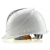 海华（HAIHUA）高强度电力安全帽 工地工程施工 领导头盔 免费印字A3 白色 一指键式调节