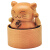 韵升 RHYMES 创意礼品 玩具音乐盒 掌心系列纯实木 手工招财猫八音盒