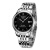 全球购 天梭Tissot 瑞士手表 力洛克系列 自动机械钢带男表 39黑盘T006.407.11.053.00