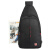 SWISSGEAR胸包 男士商务单肩斜挎包旅行休闲男小包9.7英寸iPad 时尚防泼水运动背腰包SA-9393mini黑色