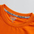 杰米熊 JMBEAR T恤 男中童圆领字母印花短袖上衣男童T恤 882511118 橙红 120