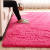 加厚羊羔绒地毯现代客厅卧室飘窗垫房间满铺床头地毯定制 玫红色羊羔绒 120*160厘米长方形