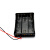 TaoTimeClub 18650 电池盒三节电池盒3节/充电座 带粗线